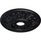 Ekena Millwork Valletta Ceiling Medallion (Fits Canopies up to 3 1/2"), 18"OD x 3 1/2"ID x 1"P, Steel Gray CM18VLSGS - alternate 3